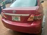 A picture of Toyota corolla 2012