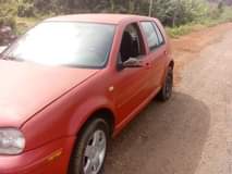 A picture of EXTREMELY CLEAN GOLF RED COLOR HURRY NOW Absolutely nothing to