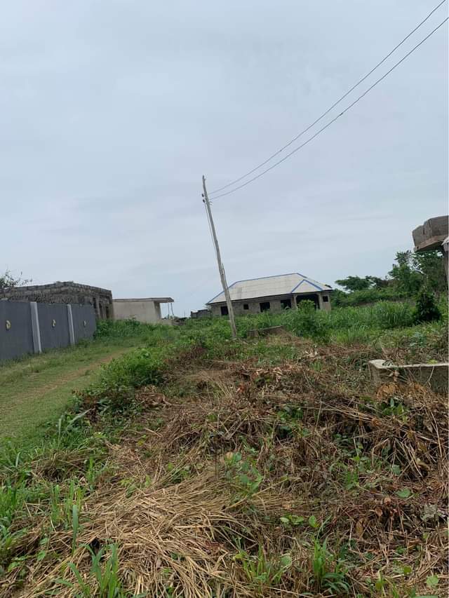 A picture of 2 Plots of land at Ifo Ibogun ogun state. Besides