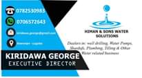 A picture of We drill boreholes do plumbing tiling and other water related