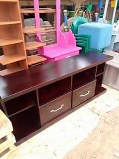 A picture of Wooden n modern tv stand