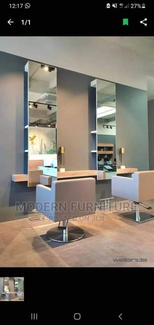 A picture of Saloon mirrors and wood frame