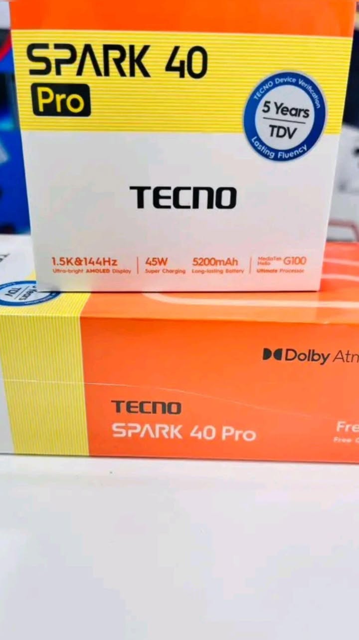 A picture of Tecno spark 40 pro on sale
