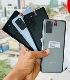 A picture of Wa me 256754873132 SAMSUNG GALAXY S20plus 5G 128GB STORAGE 8GBRAM