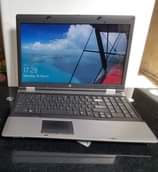 A picture of Hp core i5 laptop