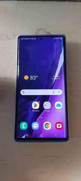 A picture of Note 20 ultra 5g