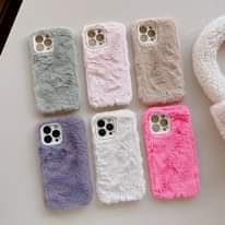 A picture of Ottwn Candy Color Warm Furry Phone Case