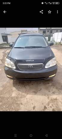 A picture of Nigeria used Toyotal Corolla for sale Very clean and nothing