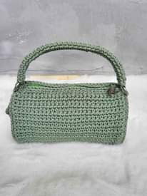 A picture of Crochet Handbags Made With the Color of Your Choice. We