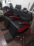 A picture of Barber chairs