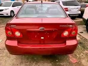 A picture of TOKUNBO TOYOTA COROLLA YEAR MODEL 2010 TRANSMISSION Automatic CONDITION Buy