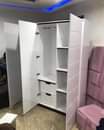 A picture of Wardrobes MDF material and Hard Wood material.