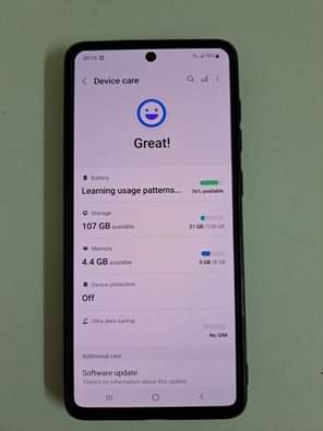 A picture of Samsung Galaxy A71 Available At 480 000 128gb 8gb ram