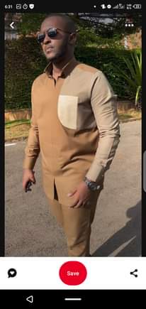 A picture of African men suits
