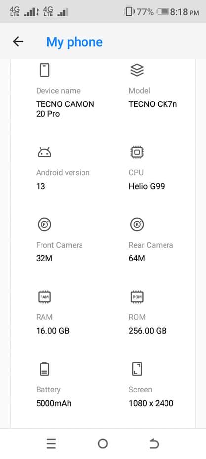 tecno camon