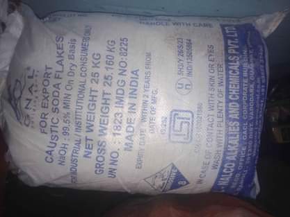 A picture of Caustic soda