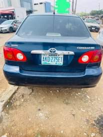 A picture of REGISTERED TOYOTA COROLLA 2004