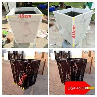 A picture of Ceramic tile flower pots available at affordable prices