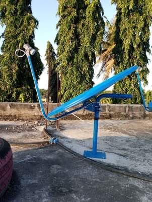 A picture of Fundi cctv camera gate motor elrctric fence alarm dish Tanzania.