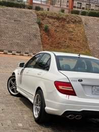 A picture of C300 2011 model upgraded to C63 with turbo charge All