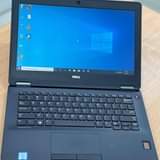 A picture of Dell i7 with 8gb ram and 256gb ssd