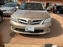 A picture of 2012 model Toyota Corolla