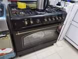 A picture of Gas cooker and electric