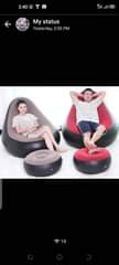 A picture of CAMPING EQUIPMENTS SLEEPING BAGS INFLATABLE AIR MATTRESS AIR SOFA CAMPING