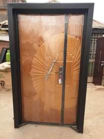 A picture of Iron doors