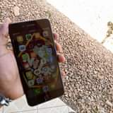 A picture of am selling an iphone 7plus with a Tecno spark4 at