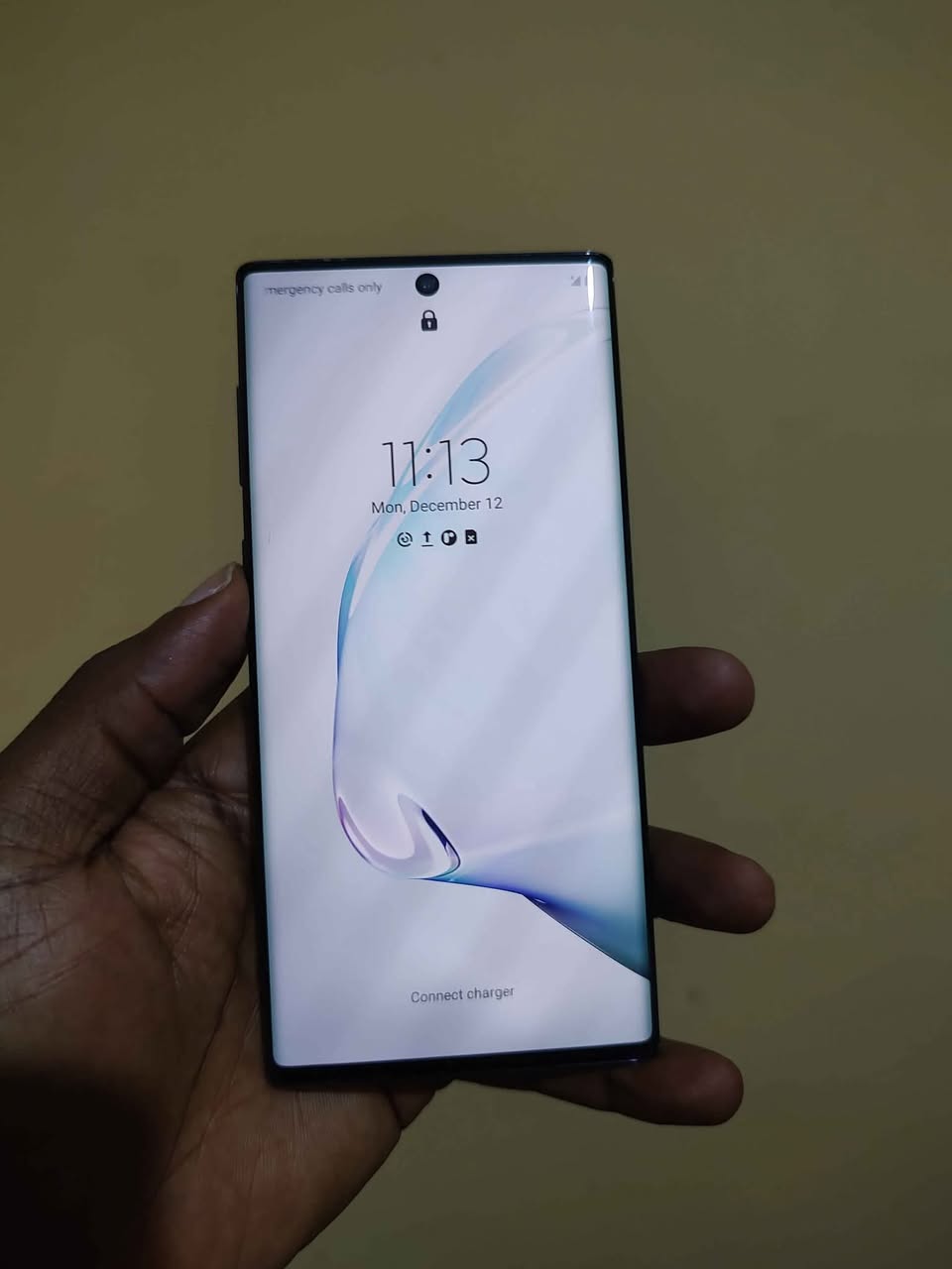 A picture of Samsung Galaxy note 10 256gb