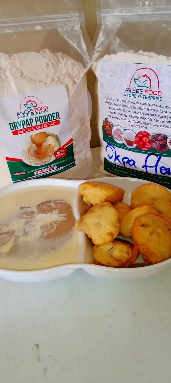 A picture of Please come and buy original Okpa flour that will give