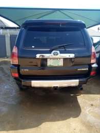 A picture of Toyota 4runer distress sale Price 2 8million Buyer settle 100k