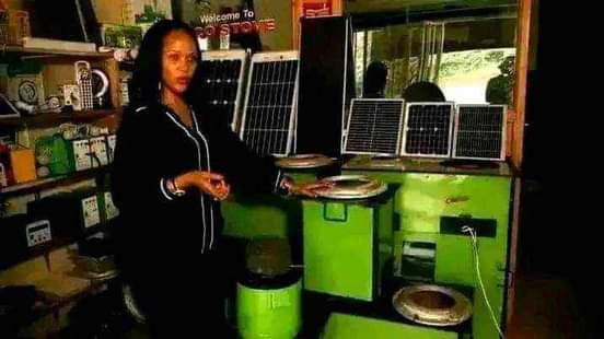 A picture of Hybrid Solar Charcoal Stove Single burner