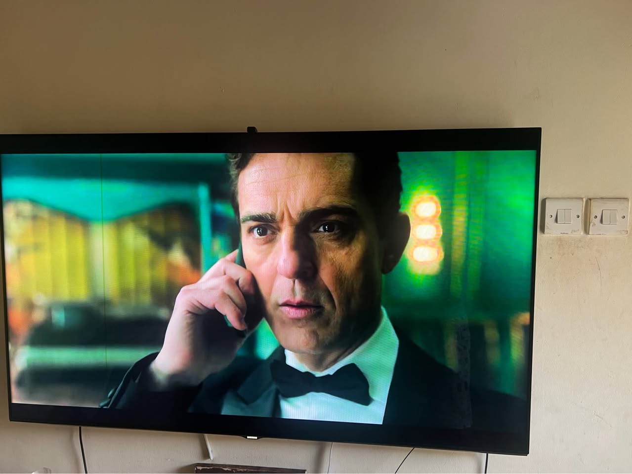 A picture of Flat Swapping my Samsung 60inches tv and the JBL sound