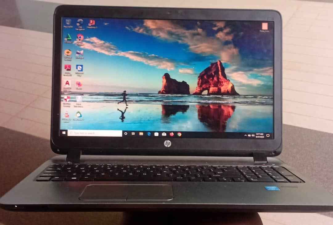 A picture of HP Probook 8gb memory. 420gb SSD