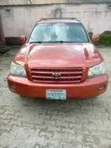 A picture of Super clean Nigeria used Toyota Highlander Everything is working fine