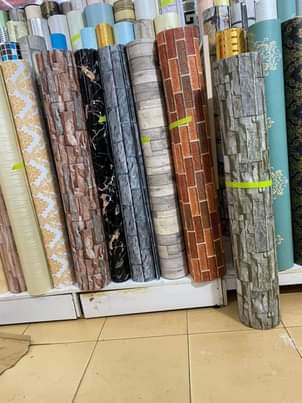 A picture of Wallpapers and adhesive stickers 0705374901 0776763178.