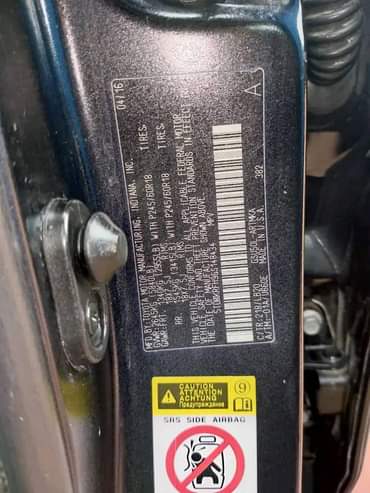 A picture of Over highest grade Toyota Highlander 2016 17 model Everything is