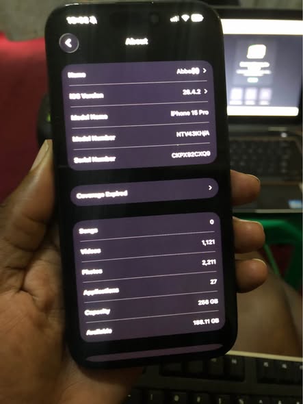 A picture of iPhone 15 pro