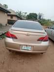 A picture of Toyota Avalon ship months used in Nigeria Everything is working