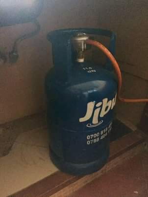 A picture of Jibu gas 12kgs with cooking plate on sale