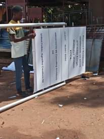 A picture of Poster signs and banners