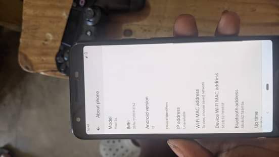 A picture of Pixel 3a