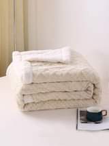 A picture of Fleece tufted blankets