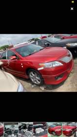 A picture of Toyota Camry 2008 Red Color