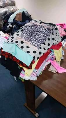 clothing bales