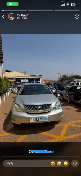 A picture of Toyota harrier for sale