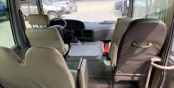 A picture of 2009 model Toyota Coaster.. Direct tokumbo New entry Buy and