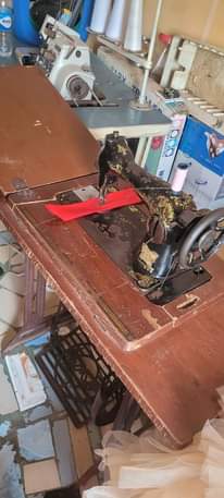 A picture of Original old Butterfly manual straight sewing machine for urgent sales